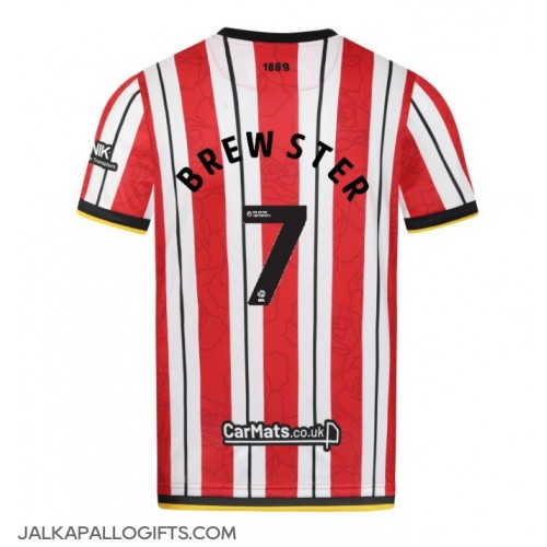 Sheffield United Rhian Brewster #7 Kotipaita 2024-25 Lyhythihainen